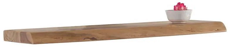 Ράφι LIZARD 80x25cm Ακακία Φυσικό