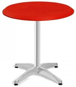 ΤΡΑΠΕΖΙ SAFIR ΚΟΚΚΙΝΟ 4 ΠΟΔΙΑ ΤΟΥΛΙΠΑ 70CM 838-14-106