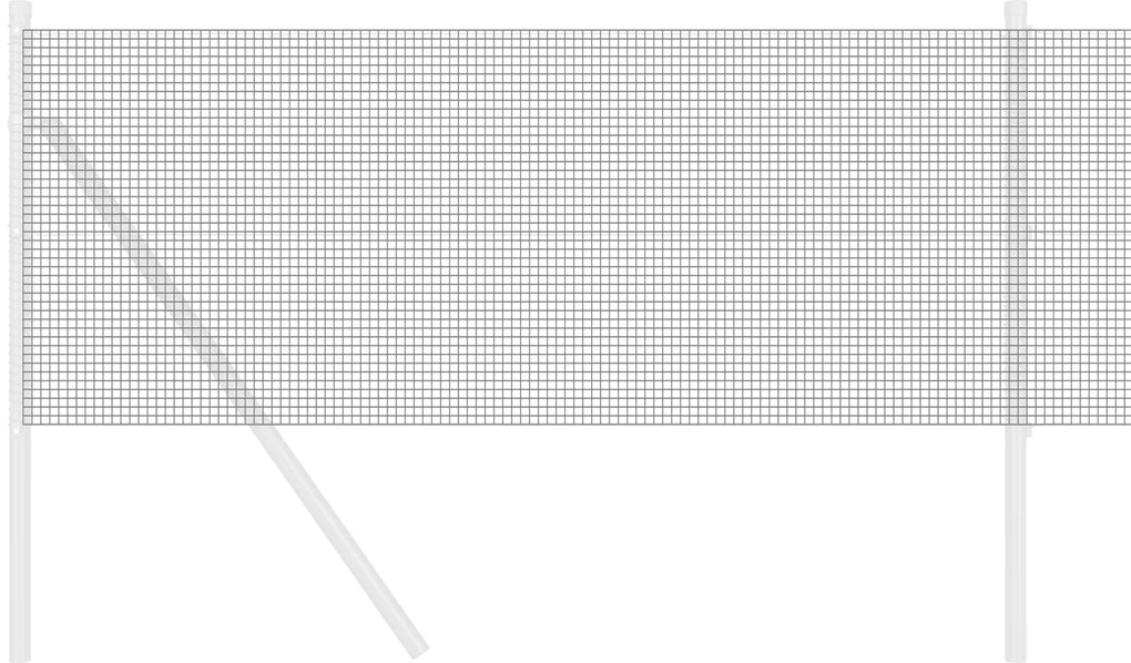 vidaXL Συρματόπλεγμα Γκρι 0.6x50 μ