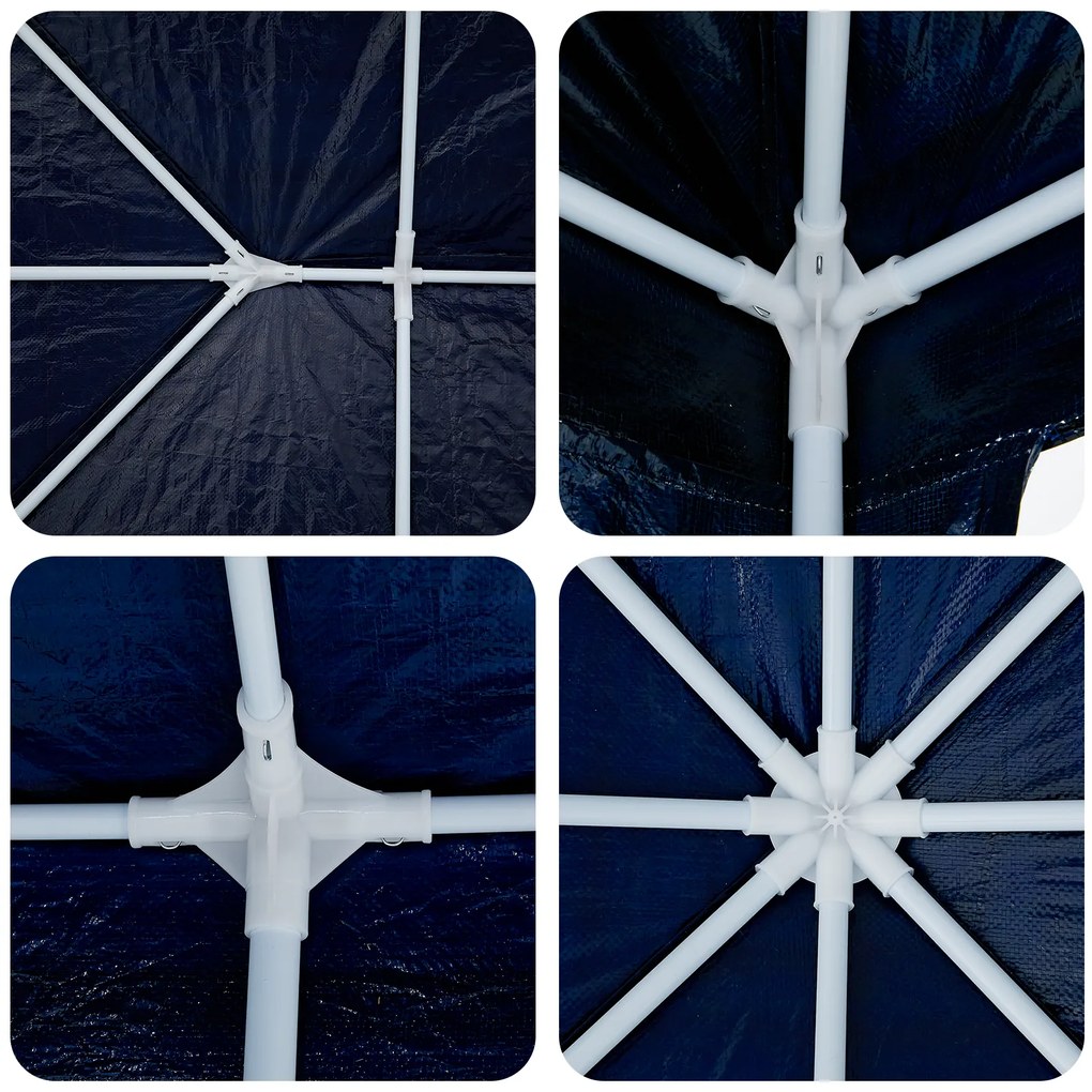 vidaXL Τέντα Γιορτής Μπλε 6x4 μ PE