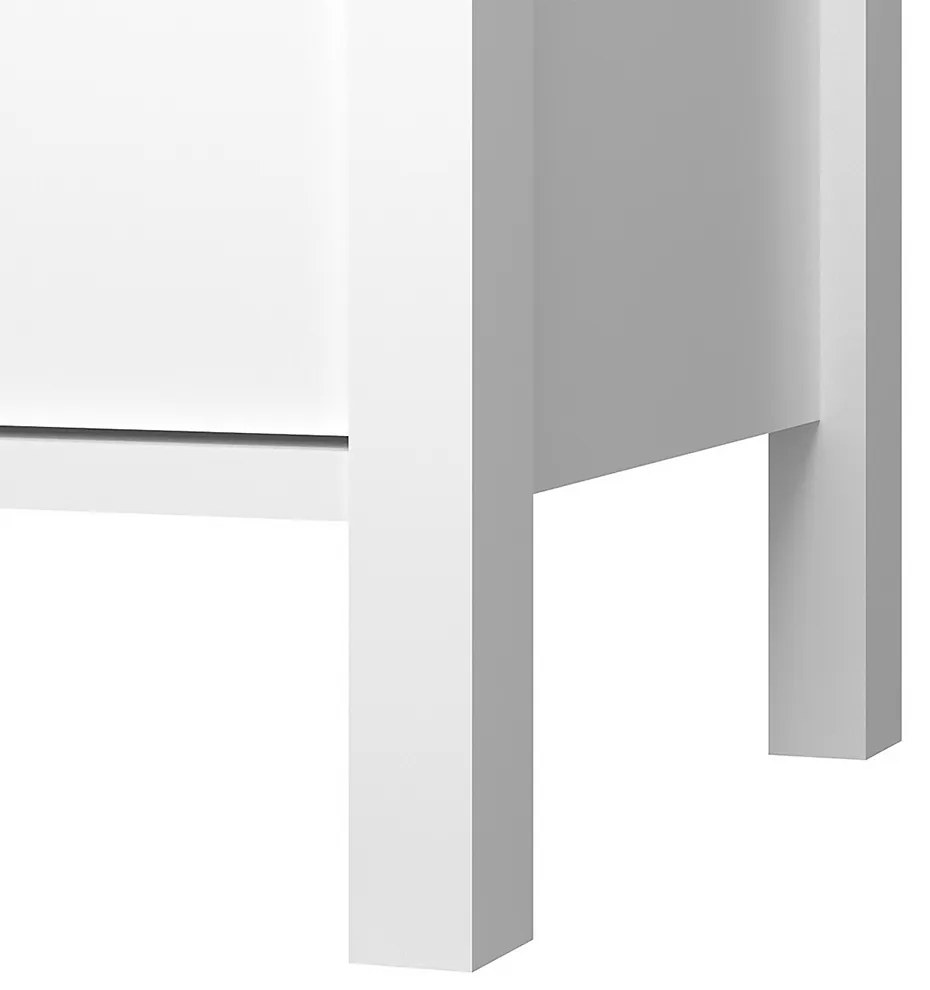Βιτρίνα Marocco Δίφυλλη Λευκό 120x37x130.5cm - TO-MARWIT2WHITE - TO-MARWIT2WHITE
