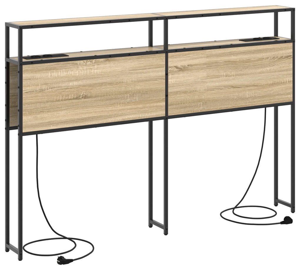 vidaXL Κεφαλάρι Αποθήκης Sonoma Oak 135 εκ. Επεξεργασμένο ξύλο
