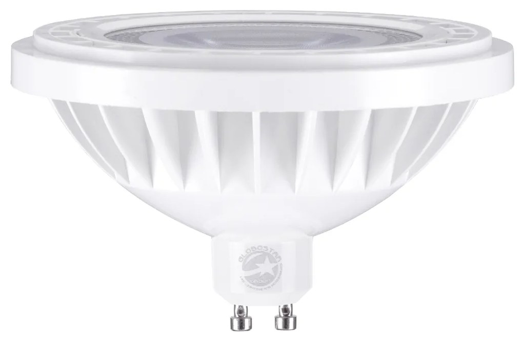 GloboStar 60128 Σποτ LED GU10 AR111 15W 1410lm 12° AC 220-240V IP20 Φ11 x Υ6.6cm Θερμό Λευκό 2700K - 3 Χρόνια Εγγύηση - 60128