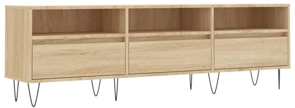 vidaXL Έπιπλο Τηλεόρασης Sonoma Δρυς 150x30x44,5 εκ. Επεξ. Ξύλο