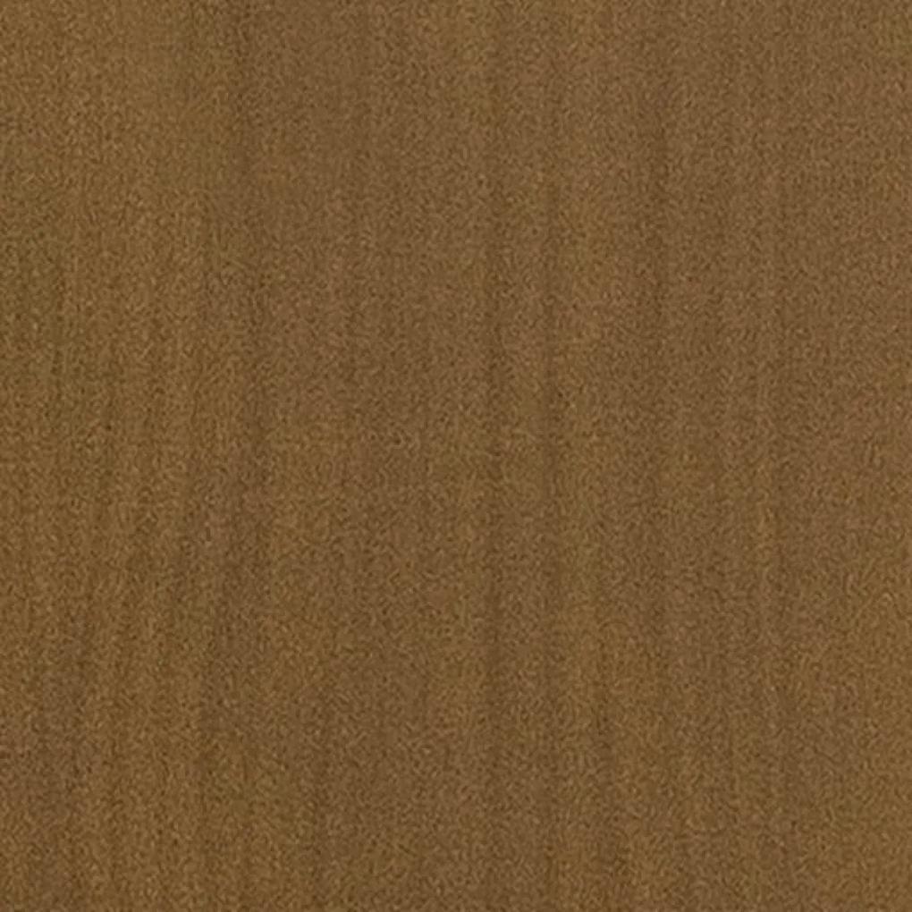 Ζαρντινιέρες 2 τεμ. Μελί 70 x 70 x 70 εκ. από Μασίφ Ξύλο Πεύκου - Καφέ