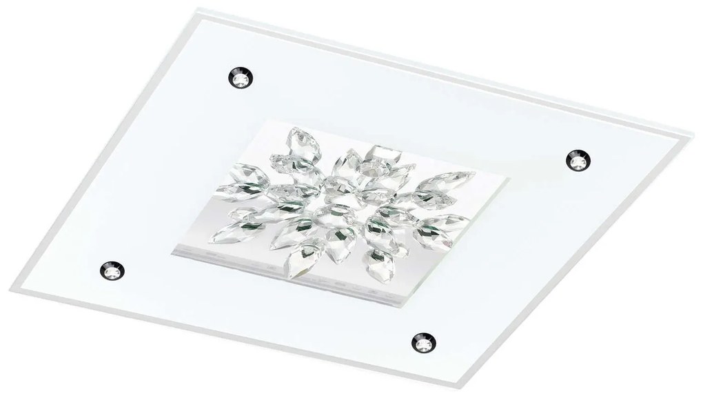 Φωτιστικό Οροφής - Πλαφονιέρα Led 97498 Benalua 1 Eglo Metal, Glass