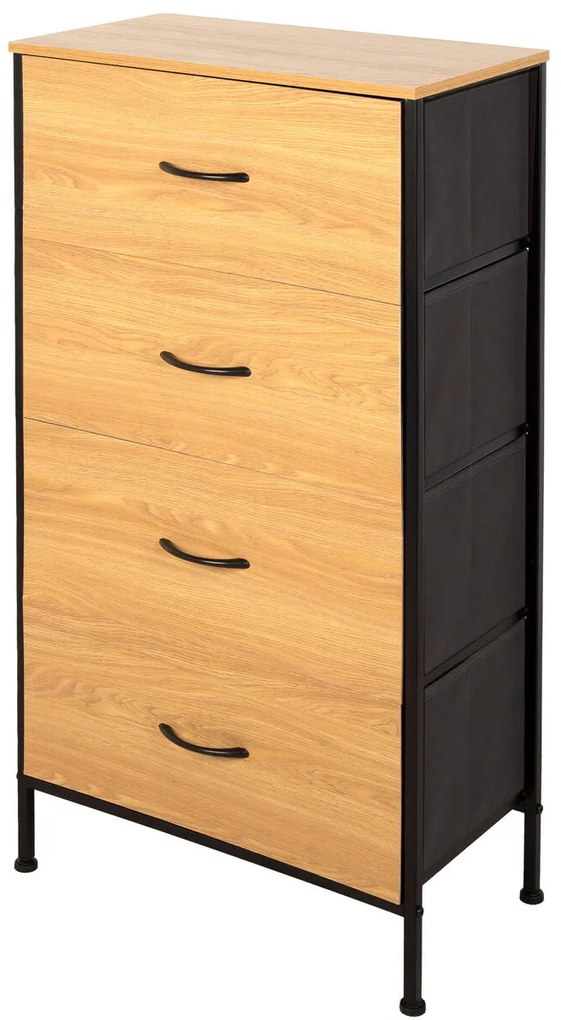 Σιφονιέρα Max Home Μαύρο Σύγχρονη 55 X 100 X 30 CM