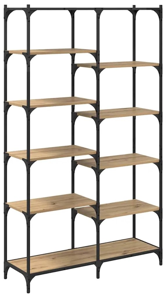 vidaXL Ράφι Βιβλίων artisan δρυς 100 x 32 x 170 εκ Επεξεργασμένο ξύλο