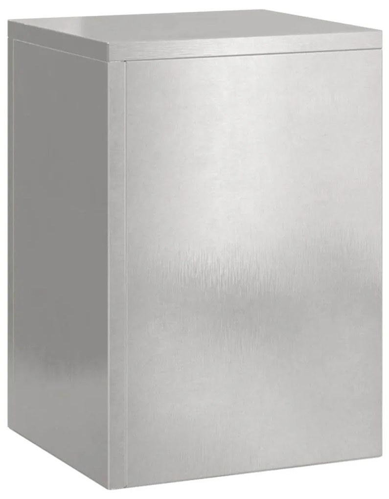 vidaXL Στήριξη φυτών 2 pcs Ασημί 24 x 24 x 35 εκ. Ανοξείδωτο ατσάλι
