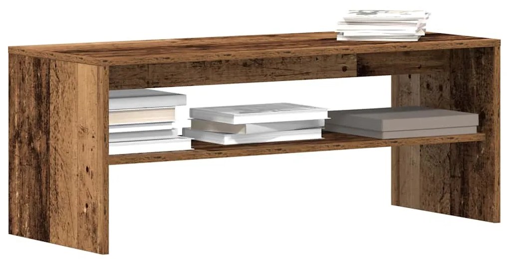 vidaXL Έπιπλο Τηλεόρασης Παλιό Ξύλο 100 x 40 x 40 εκ. από Μοριοσανίδα