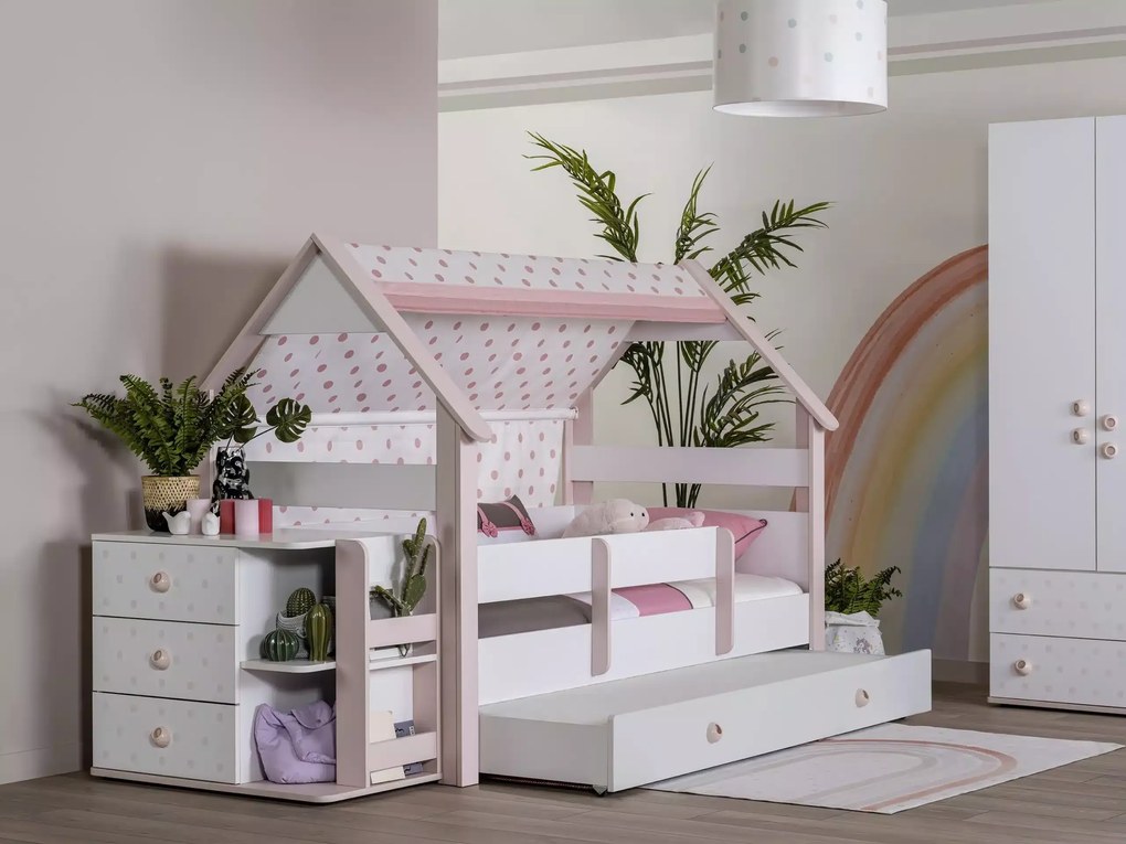 Κρεβάτι Montessori Pink 64104 100x200εκ.  Kupa