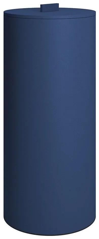 Καλάθι Απλύτων 30Lt 2560-203 25x60cm Matte Navy Blue Pam&amp;Co Ανοξείδωτο Ατσάλι