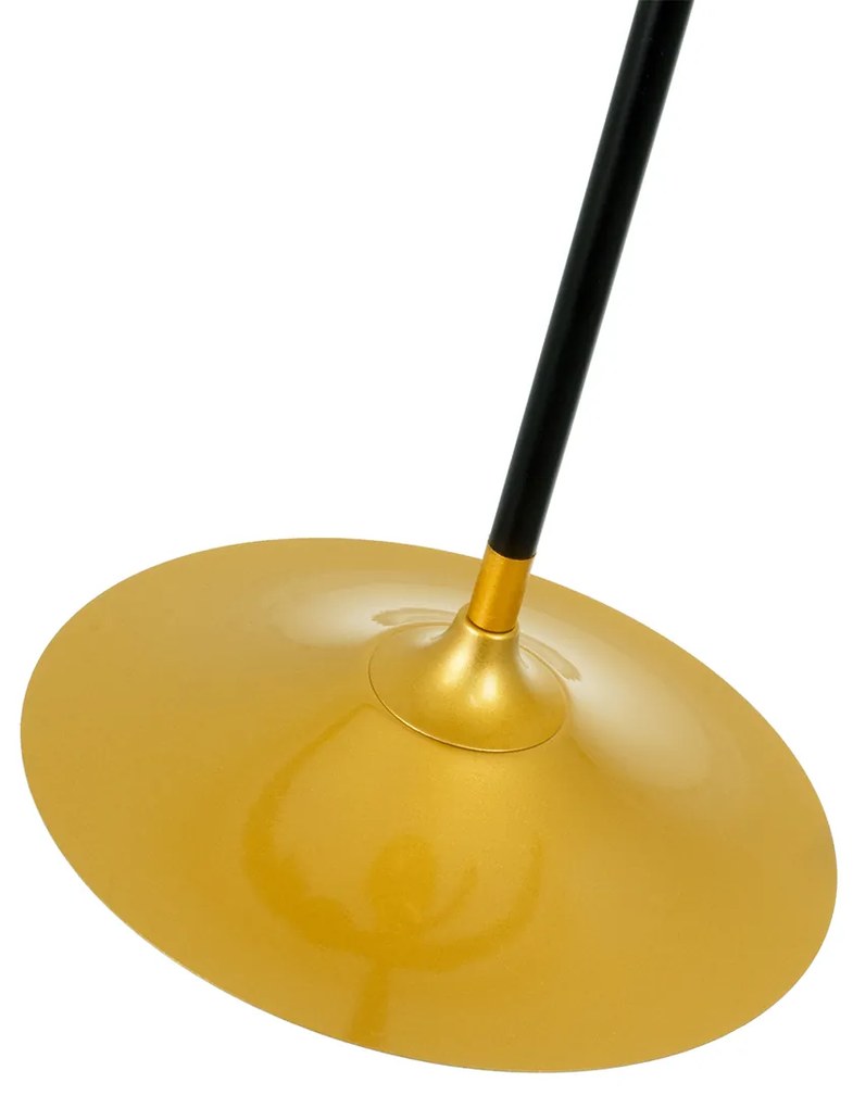 GloboStar® JOLIET 00778 Μοντέρνο Φωτιστικό Οροφής Δίφωτο 2 x G9 AC 230V Μαύρο - Χρυσό Μεταλλικό Πλέγμα Μ93 x Π20 x Υ100cm
