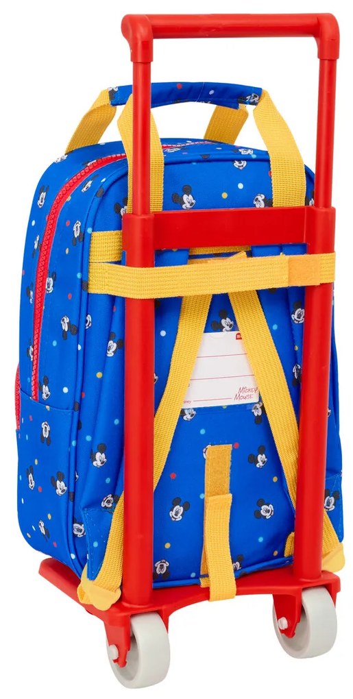 Σχολική Τσάντα με Ρόδες Mickey Mouse Clubhouse Good day Μπλε 20 x 28 x 8 cm