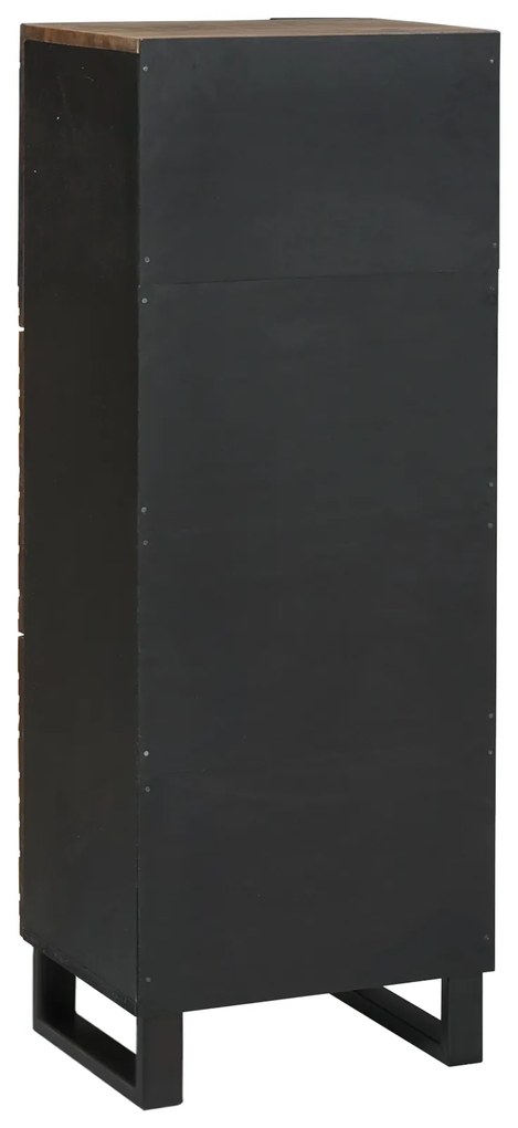 vidaXL Highboard Καφέ 40 x 33 x 110 εκ Μασίφ ξύλο μάνγκο
