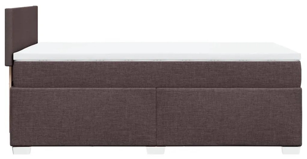 ΚΡΕΒΑΤΙ BOXSPRING ΜΕ ΣΤΡΩΜΑ ΣΚΟΥΡΟ ΚΑΦΕ 90X190 ΕΚ. ΥΦΑΣΜΑΤΙΝΟ 3285739