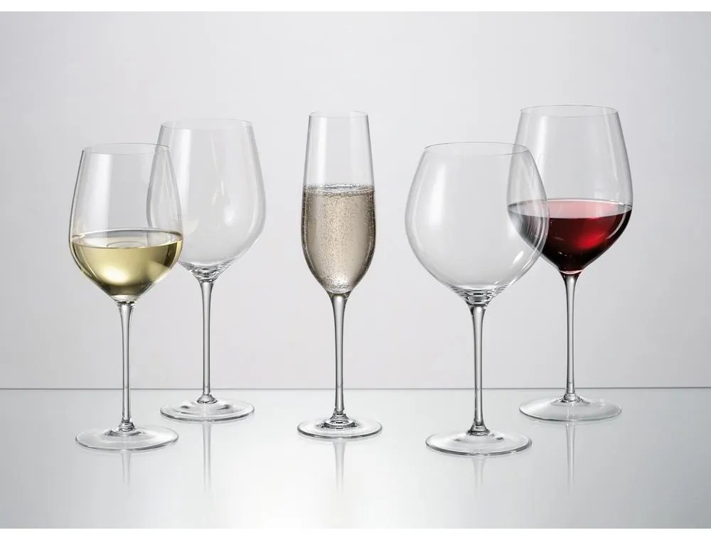 Ποτήρι Κολωνάτο Κρασιού Burgunder 750ml Uria Optic - Crystal Bohemia - 6 ΤΜΧ