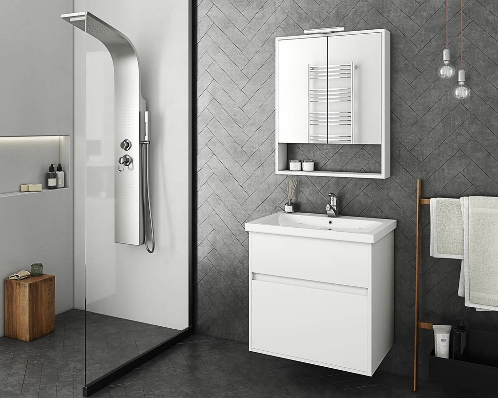 Πάγκος κρεμαστός Drop Instinct 65-Λευκό