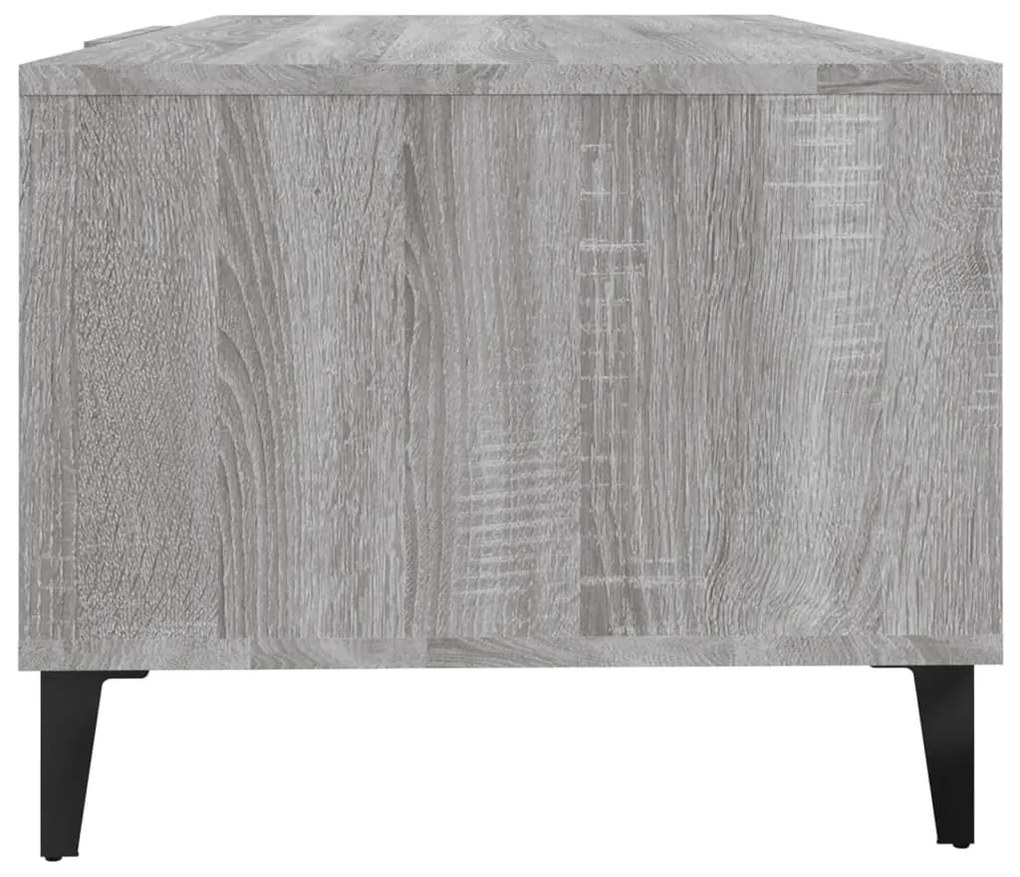 vidaXL Τραπεζάκι Σαλονιού Γκρι Sonoma 102x50x40 εκ. Επεξεργασμένο Ξύλο