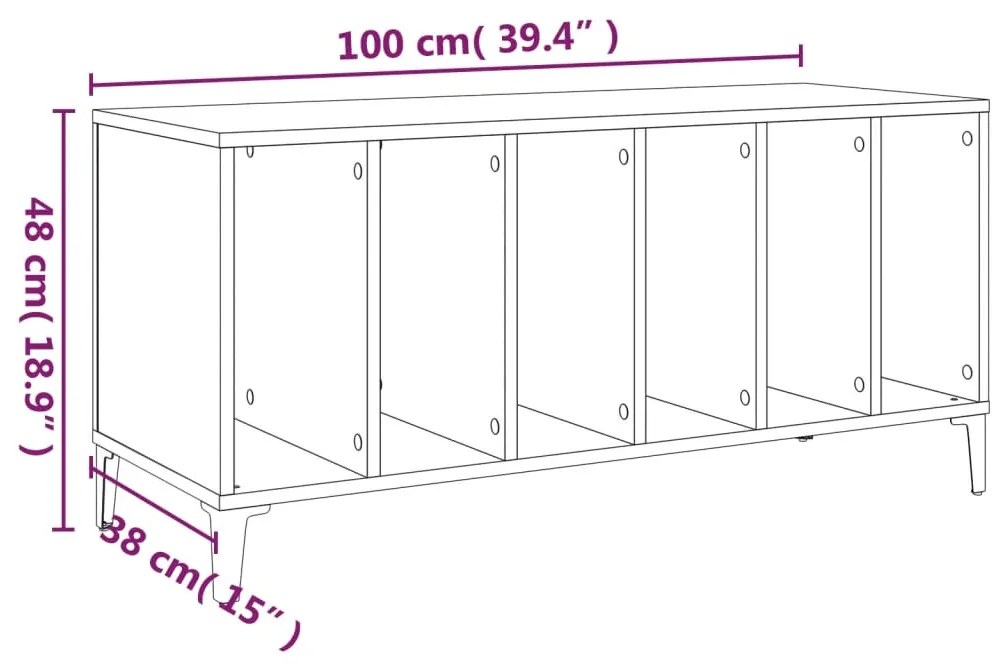 ΔΙΣΚΟΘΗΚΗ ΚΑΠΝΙΣΤΗ ΔΡΥΣ 100X38X48 ΕΚ. ΑΠΟ ΕΠΕΞΕΡΓΑΣΜΕΝΟ ΞΥΛΟ 831986