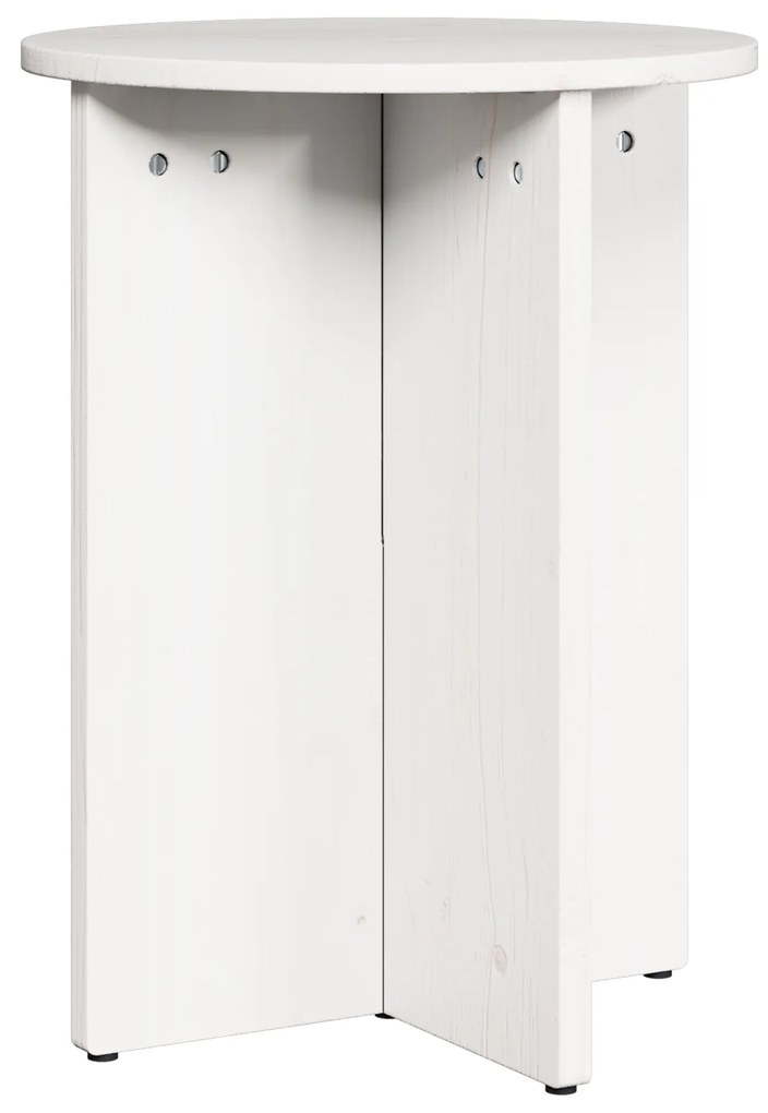 vidaXL Σετ Τραπεζιού Για Καφέ 2 pcs Λευκό 41.5 x 41.5 x 41 εκ.