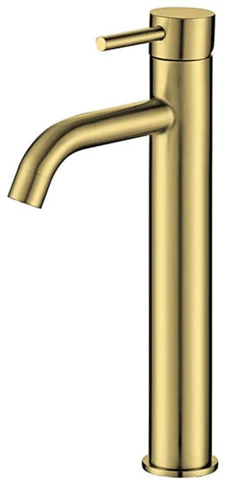 Μπαταρία Νιπτήρος Υψηλή Artemis B205A02-OR Gold Karag Stainless Steel
