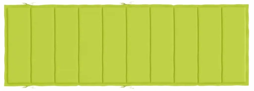 vidaXL Μαξιλάρι Ξαπλώστρας Αν. Πράσινο 186x58x4 εκ. από Ύφασμα Oxford