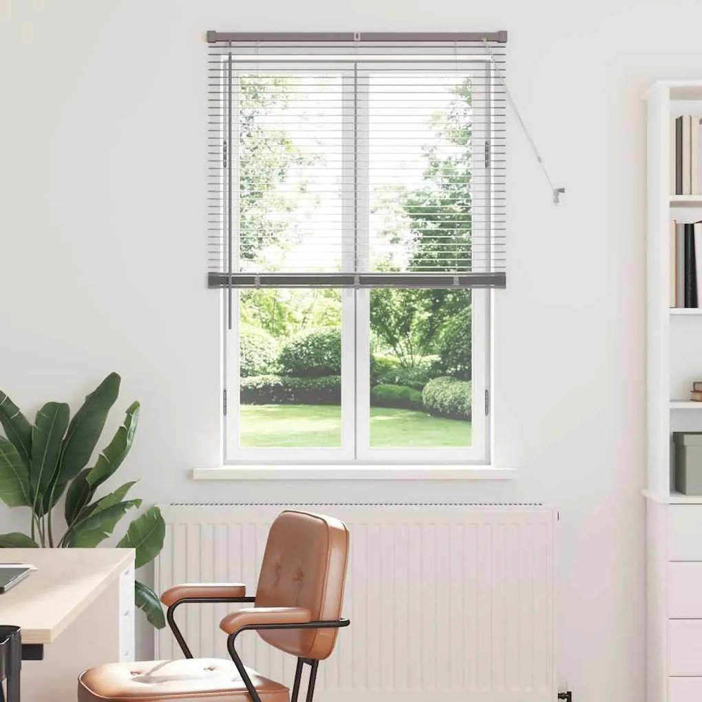 vidaXL Ρολό Παραθύρου με κουρτίνες Ασημί 85 x 175 cm Αλουμίνιο