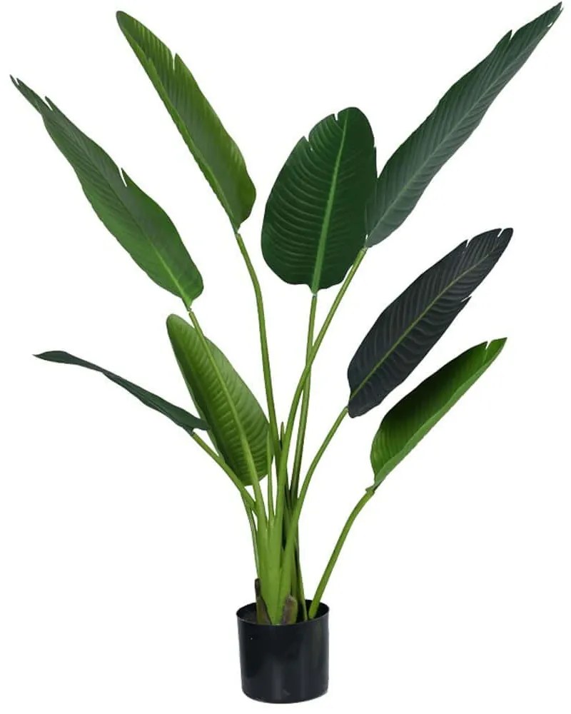 Τεχνητό Φυτό Σε Κασπώ Palm Tree 316-000007 120cm Green Inart Πολυπροπυλένιο