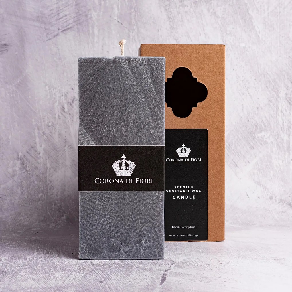 Κερί Αρωματικό 18εκ. Corona Di Fiori 424655 Cinnamon &amp; Fried Apples