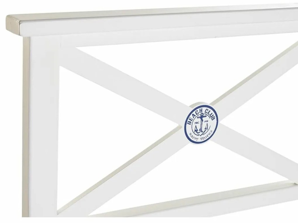 Κεφαλάρι κρεβατιού DKD Home Decor Μπλε Λευκό Ξύλο 180 x 6 x 120 cm