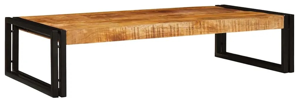 vidaXL Ράφι μπάνιου 100 x 50 x 23 εκ. Στερεό ξύλο μάγκο, σίδηρος