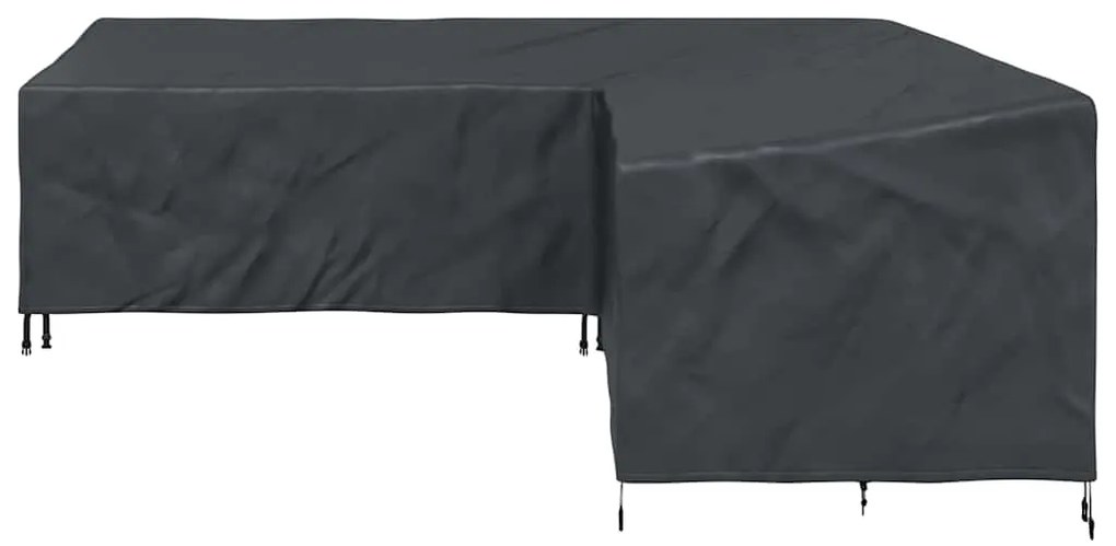 vidaXL Κάλυμμα επίπλων Μαύρο 255 x 255 x 80 εκ. Ύφασμα Oxford 420D