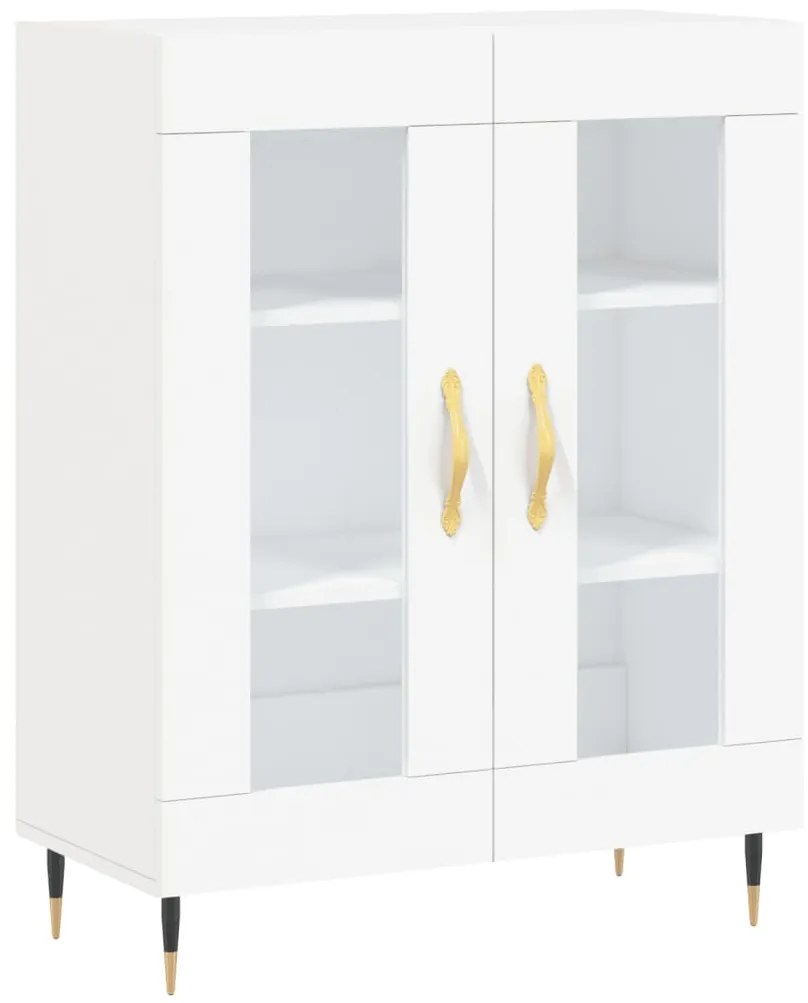 vidaXL Ντουλάπι Λευκό 69,5x34x180 εκ. από Επεξεργασμένο Ξύλο