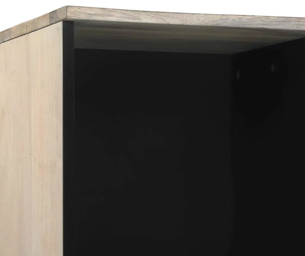 vidaXL Ντουλάπι Μπάνιου με ράφι Καφέ και Μαύρο 38 x 33 x 160 εκ.