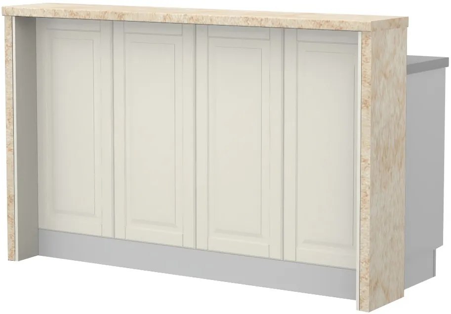 Πάγκος νησίδας Toscana-Μήκος: 160 εκ.-Latino marble