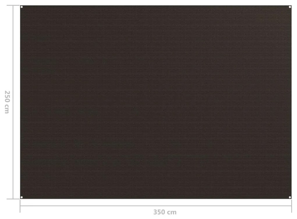 Χαλί Σκηνής Καφέ 250 x 350 εκ.