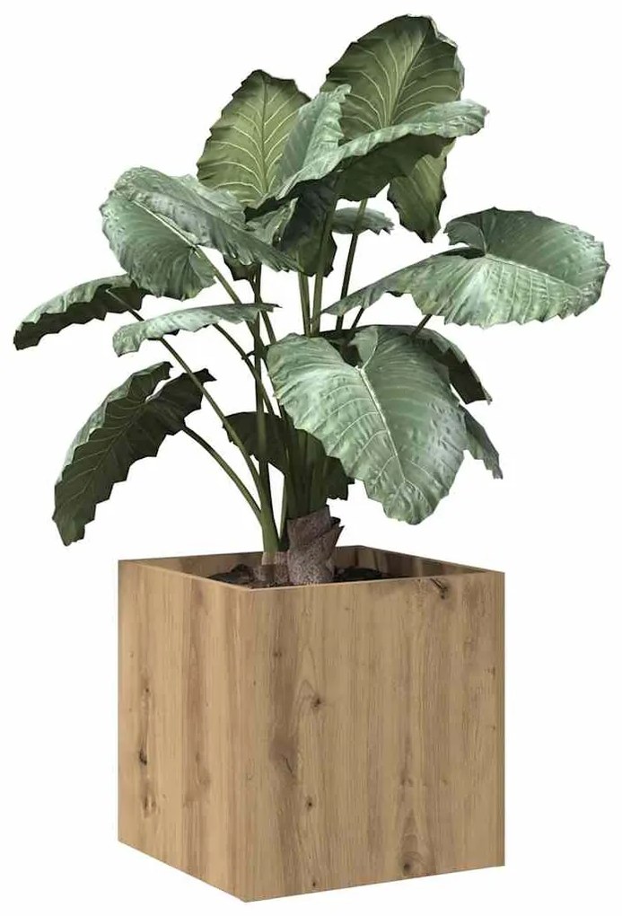 vidaXL Κουτί γλάστρας Artisan Oak 40x40x40 cm Κατασκευασμένο ξύλο