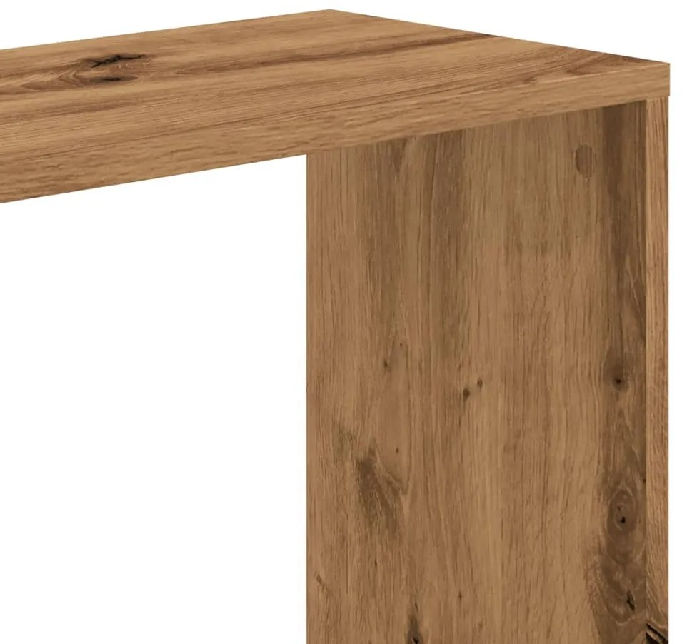 vidaXL Βιβλιοθήκη 5 Επιπέδων Δρυς 80,5x23,5x162,5 εκ. Επεξεργ. Ξύλο