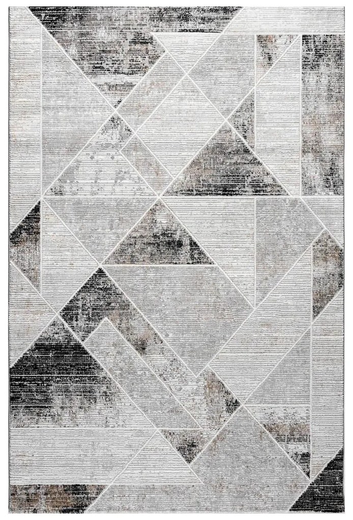 Χαλί (160x230) Polcarpet Venice Merry 538 Grey/Black