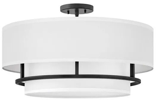 Πλαφονιέρα Φωτιστικό Οροφής 4xE14  Φ58cm Ευέλικτη Τοποθέτηση  Graham Elstead Lighting HK-GRAHAM-L-BK Μαύρο