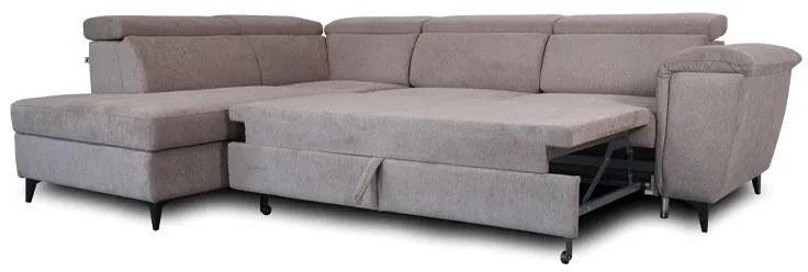 Γωνιακός Καναπές Alessia FL067 Fylliana Αριστερή Γωνία Μπέζ 284x216x100 εκ. 284x216x100 εκ.