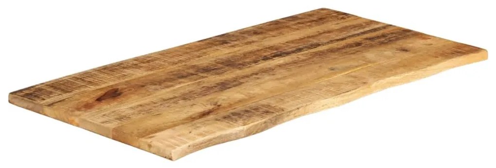 vidaXL Επιφάνεια Τραπεζιού 120x60x2,5 εκ. Live Edge Μασίφ Ξύλο Μάνγκο