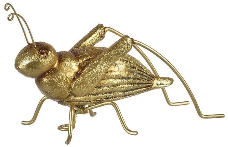 Artekko Διακοσμητικό Insect Μεταλλικό Χρυσό 15x6x10,5