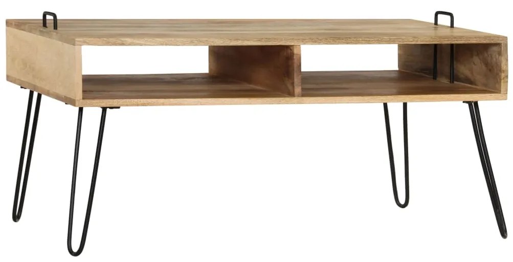 vidaXL Τραπεζάκι Σαλονιού 100 x 60 x 45 εκ. από Μασίφ Ξύλο Μάνγκο