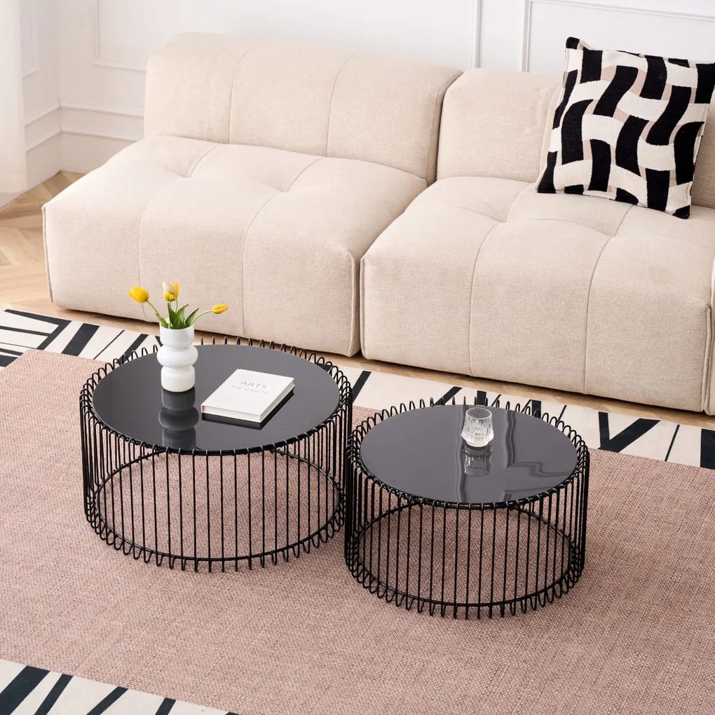 Τραπεζάκι σαλονιού Temporal Nest-Mauro