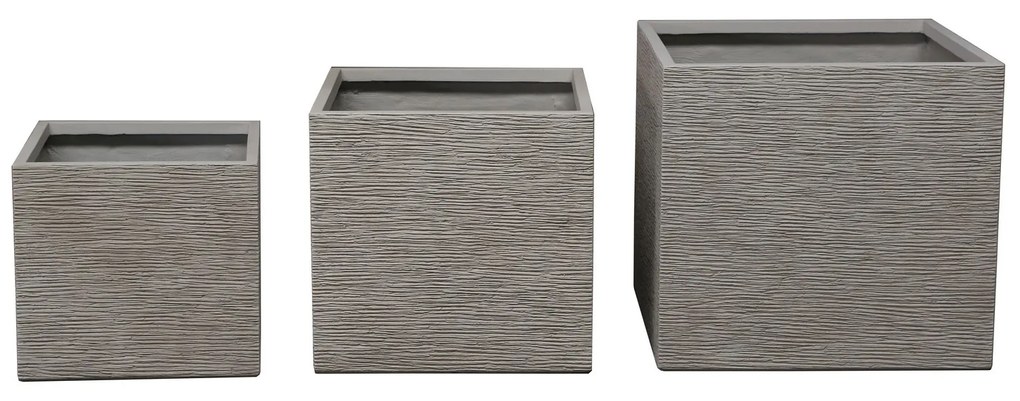 Supergreens Γλάστρα Πήλινη Muted Γκρι XXXL 105x105x96 εκ. - H-2070-8 - H-2070-8