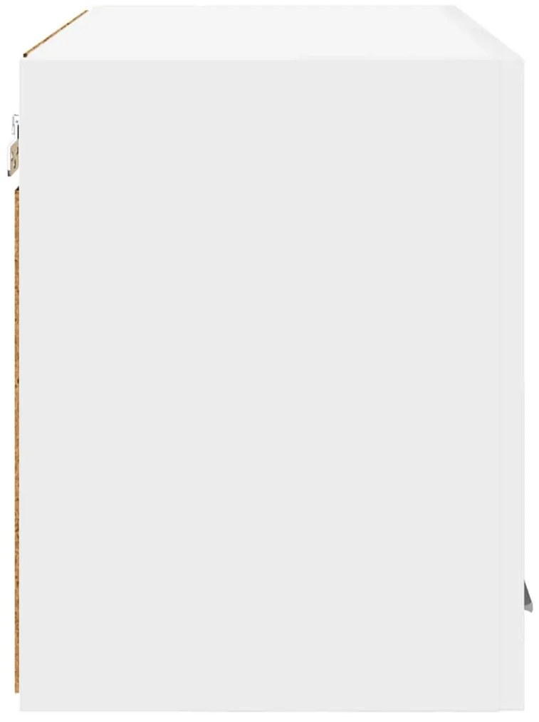 vidaXL Κρεμαστό ντουλάπι Λευκό 60 x 31 x 40 εκ Επεξεργασμένο ξύλο