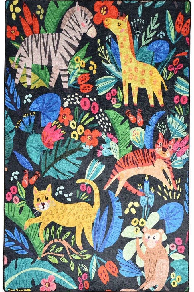 Χαλί Zoo Black-Multi Conceptum Hypnose 200X290cm