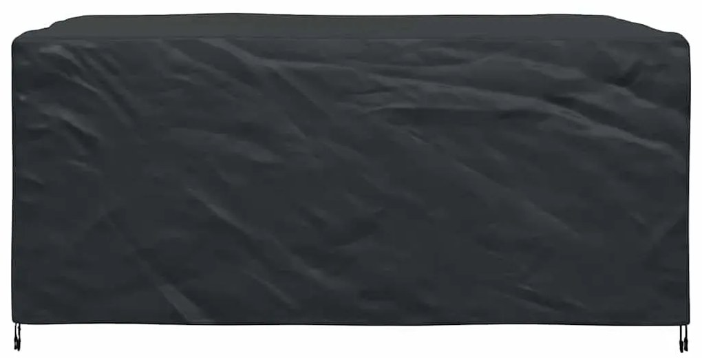 vidaXL Κάλυμμα επίπλων Μονόχρωμο Μαύρο 240 x 160 x 100 εκ. 600D